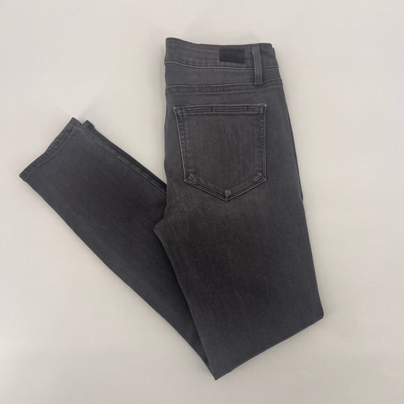 Paige Verdugo Ankle Skinny Jeans Womens 27 Bonnie Gray Stretchy Mid Rise - Picture 5 of 9